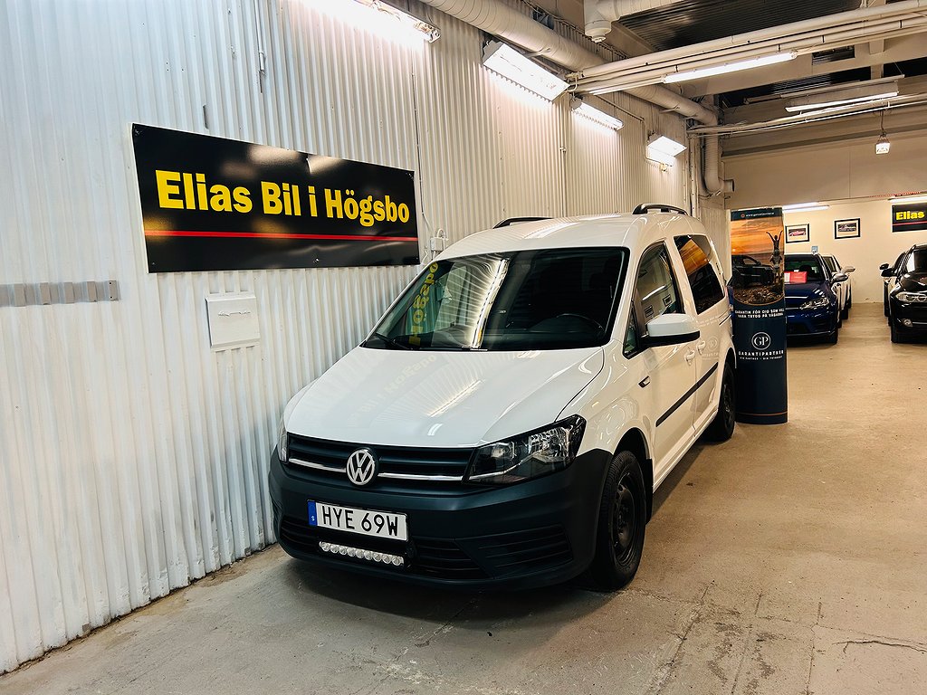 Volkswagen Caddy Life 2.0 TDI BlueMotion Euro 6,Svensksåld