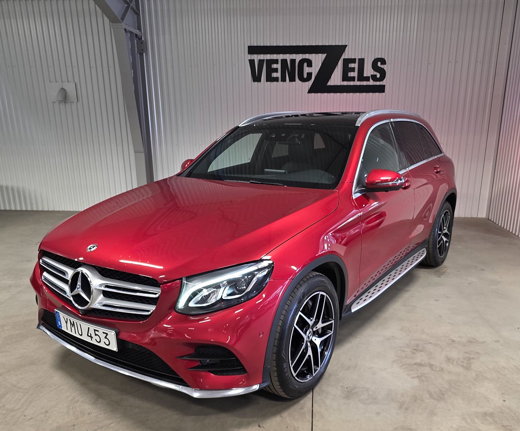 Mercedes-Benz GLC 220 d 4MATIC 9G-Tronic AMG Line Pano Kamera Värmare Fin