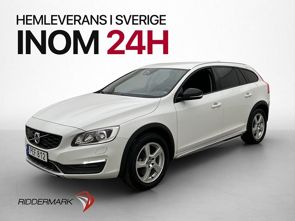 Volvo V60 Cross Country D4 AWD Värmare Rattvärme Välskött