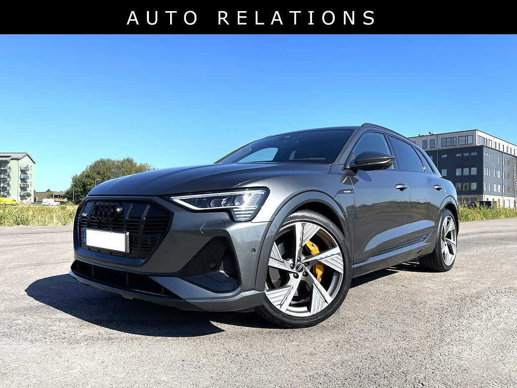 Audi E-Tron 55 408Hk Q/S-LINE/NAVI/Drag/1 Ägare/MOMS/SE SPEC