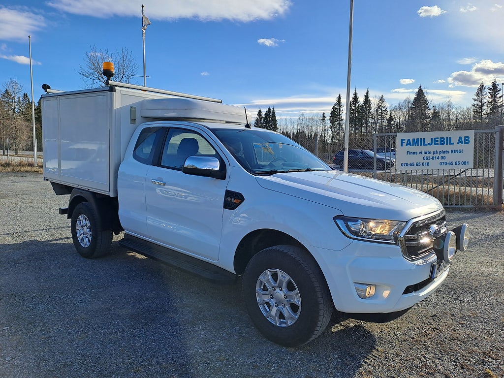 Ford ranger SuperCab 2.0 TDCi 170hk EcoBlue 4x4 Skåp,Värmare