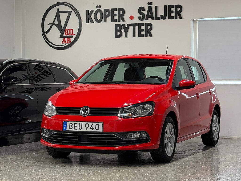 Volkswagen Polo 5-dörrar 1.2 TSI Euro 6 S&V  nybes & service toppskick