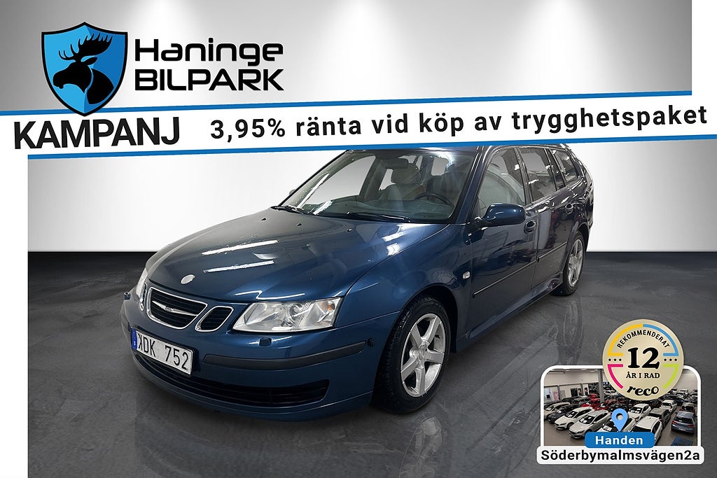 Saab 9-3 2.0T SC LINEAR SUPERDEAL 3.95% SKINN / EL-STOLAR / PDC