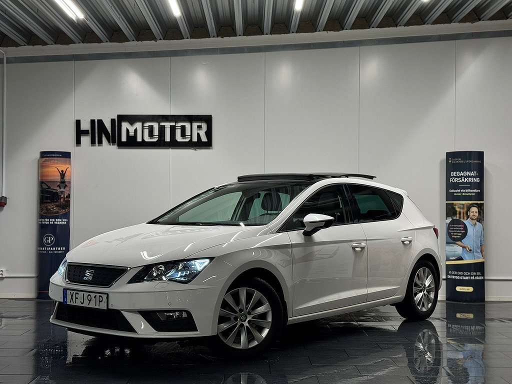 Seat Leon 1.0 TSI Automat |PANO|DRAG|CARPLAY|BKam|Lågskatt|