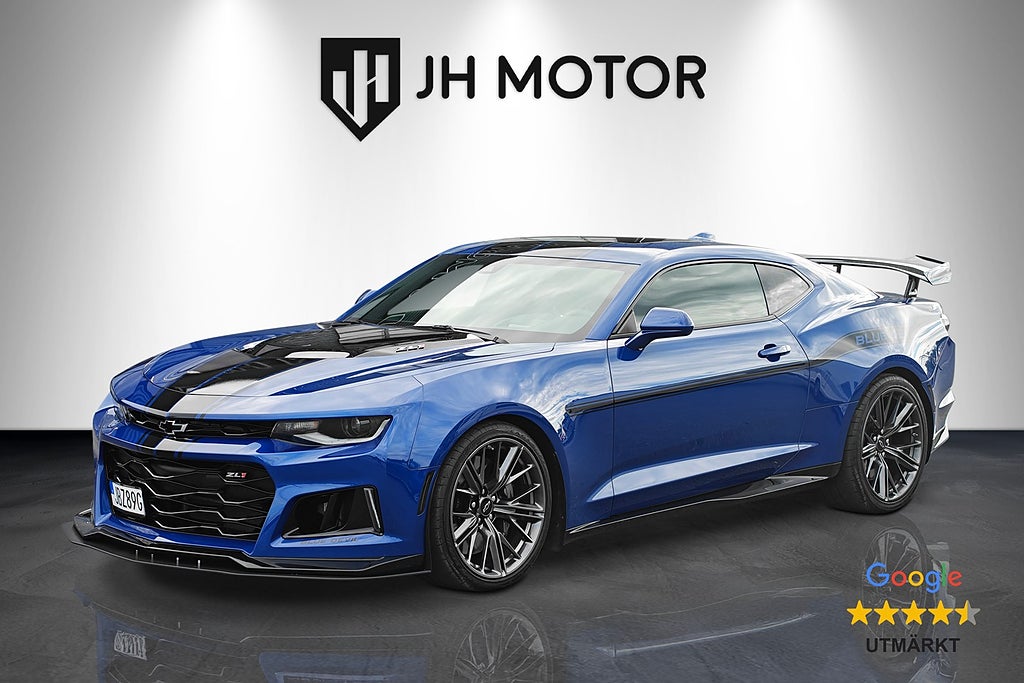 Chevrolet Camaro ZL1 V8 6.2l Kompressor 660hk LÅGA MIL