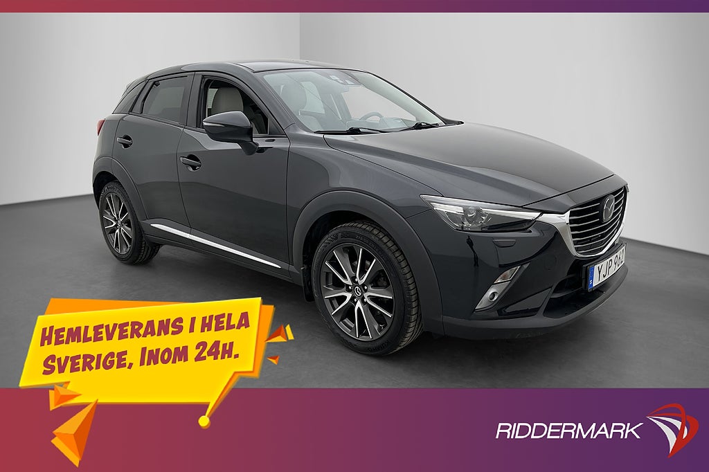 Mazda CX-3 2.0 AWD 150hk Optimum B-Kamera HuD Bose