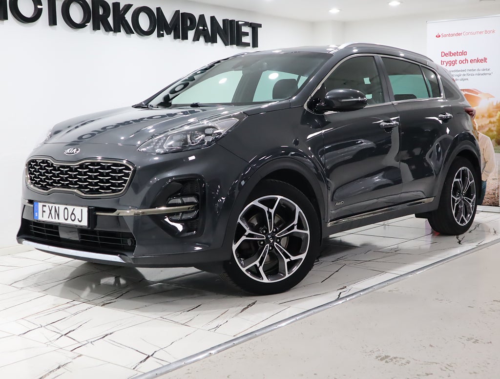 Kia Sportage 1.6 T-GDI AWD GT-Line M&K Värmare Navi Kamera Läder