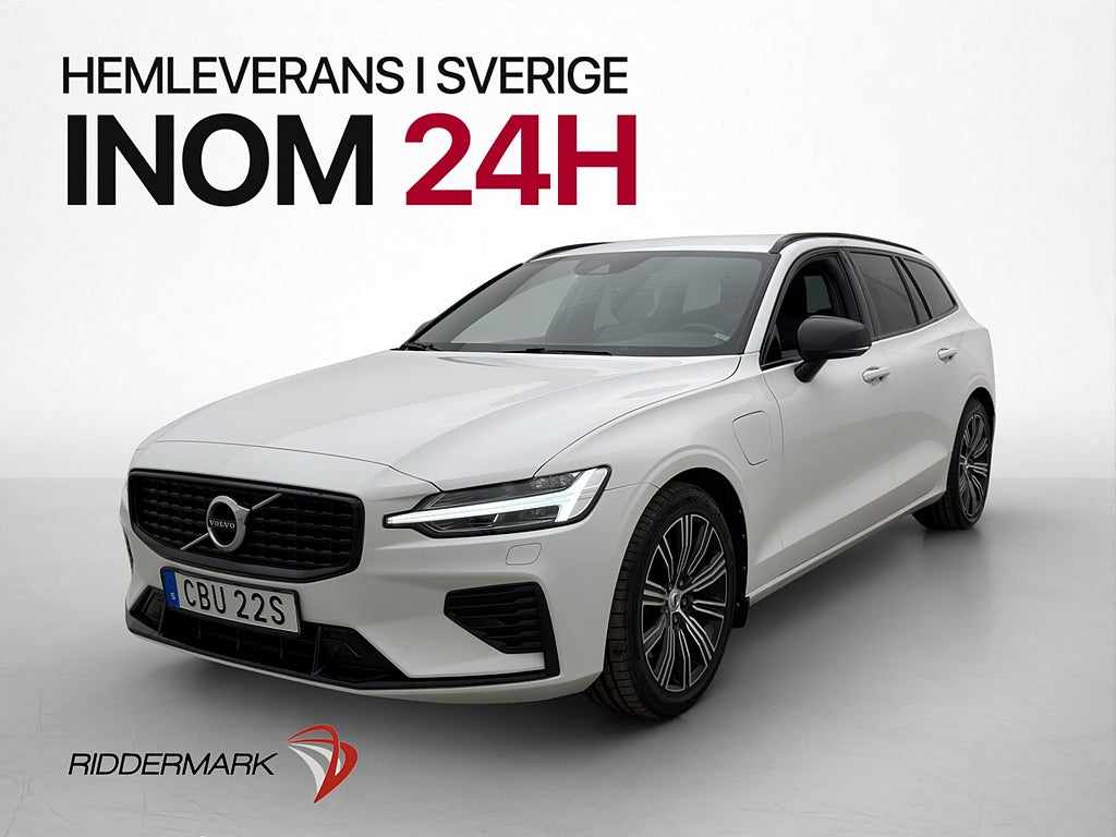 Volvo V60 Recharge T6 AWD R-Design VOC P-Värmare Kamera Navi
