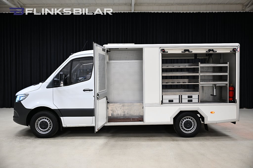 Mercedes-Benz Sprinter 316 Servicebil|Påbyggnad|V-Inredd|Solceller|Moms|SeUtr!