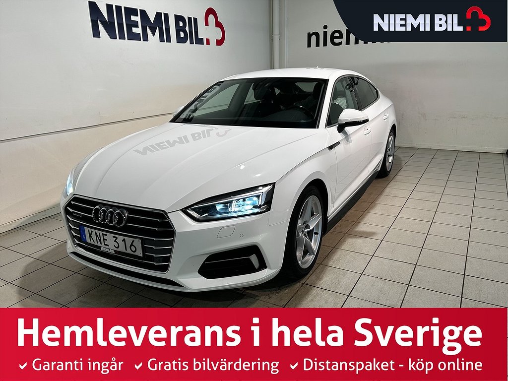 Audi A5 Sportback 2.0 TFSI Quattro Mvärm Psens Kamkedja SoV