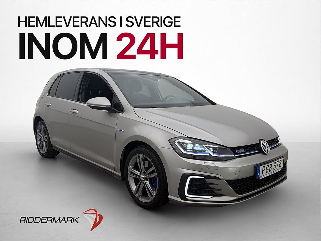 Volkswagen Golf GTE 204hk Taklucka Värmare Navi P-Sensorer