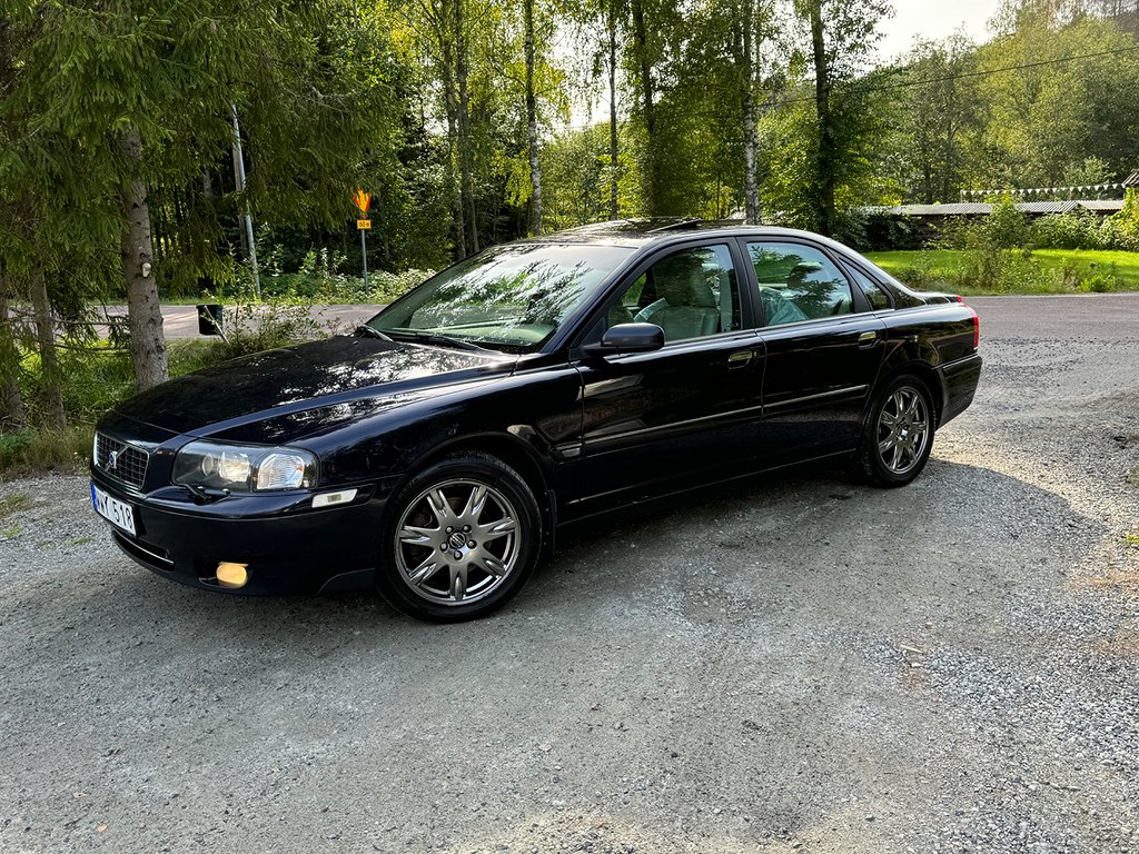 Volvo S80 2.5T 210HK Graphite, Skinn, Automat, Skinn, Drag, 