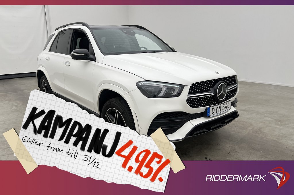 Mercedes-Benz GLE 400 d 4M AMG Premium Pano Burm 4,95% Ränta