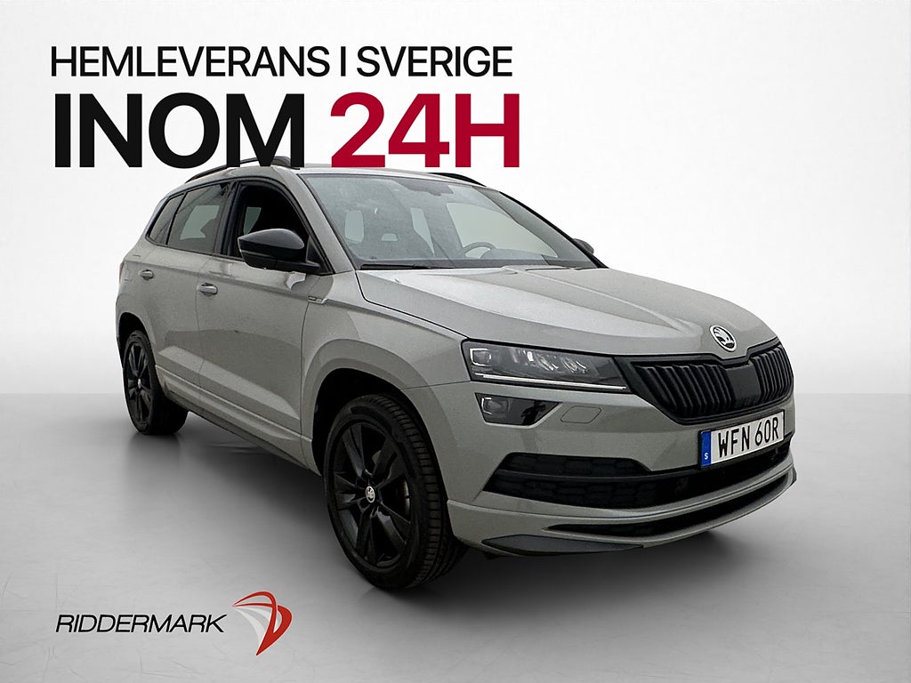 Skoda Karoq 1.5 TSI 150hk Sportline Kamera CarPlay Dragkrok