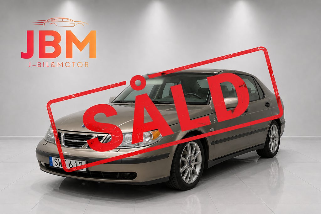 Saab 9-5 SportSedan 2.3t Arc Euro 3 Nybesiktad (Såld)