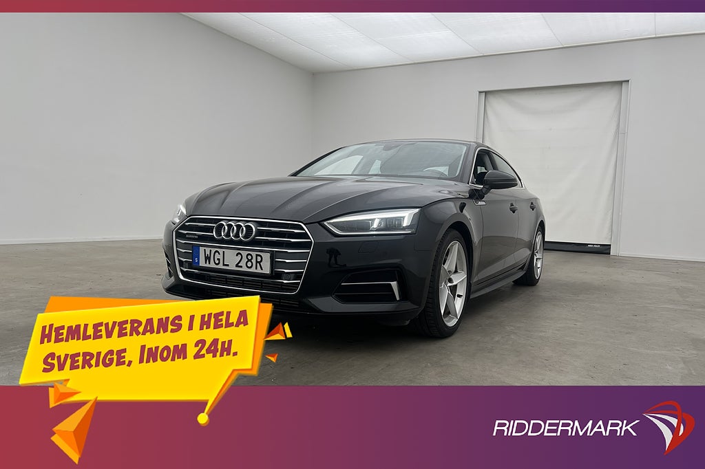 Audi A5 Sportback 45 TFSI Quattro 245hk Proline Keyless