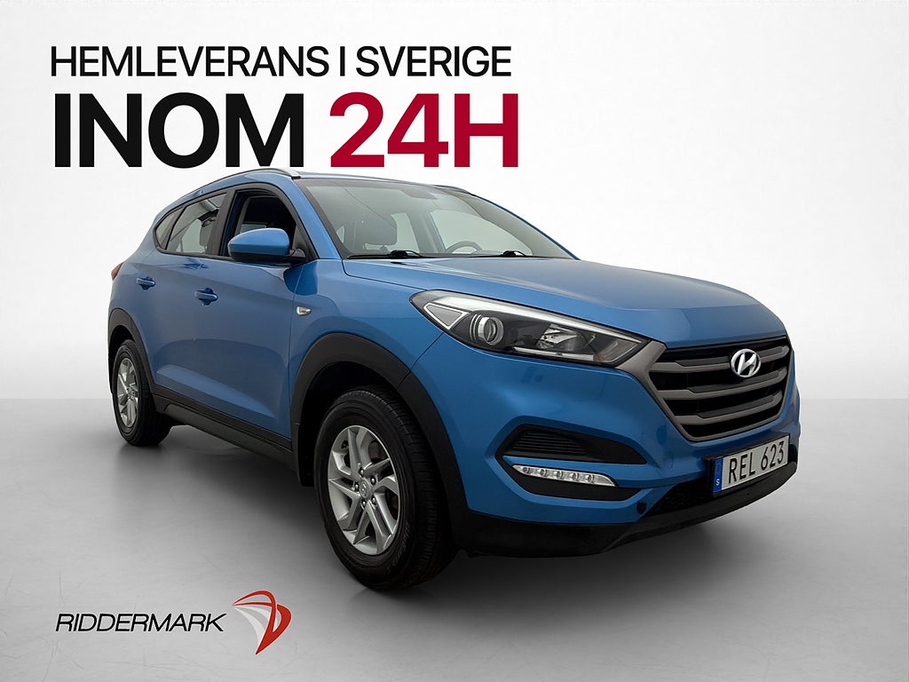 Hyundai Tucson 1.6 GDI 132hk Select Rattvärme Dragkrok