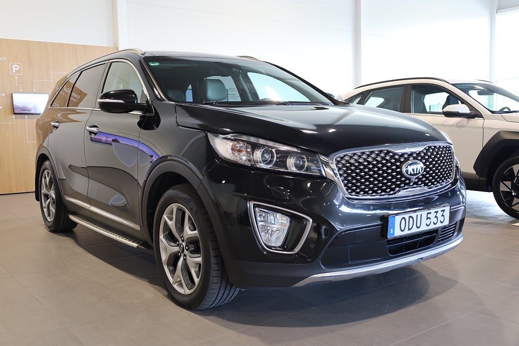 Kia Sorento 2.2 CRDi AWD AUT Drag M-Värme Pano 360 Navi Läder 7-sit 2016