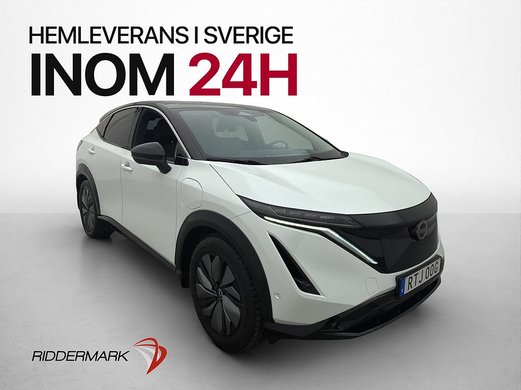 Nissan Ariya 63 Panorama HUD 360° CarPlay Dragkrok MOMS