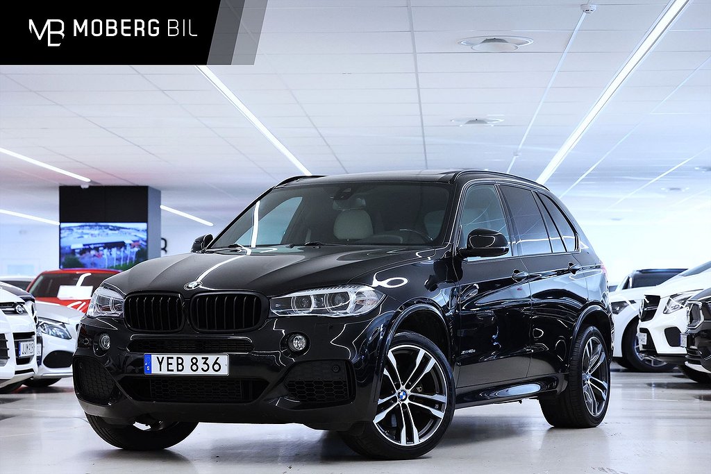 BMW X5 xDrive40e 313hk M Sport Pano H/K B-kamera Skinn