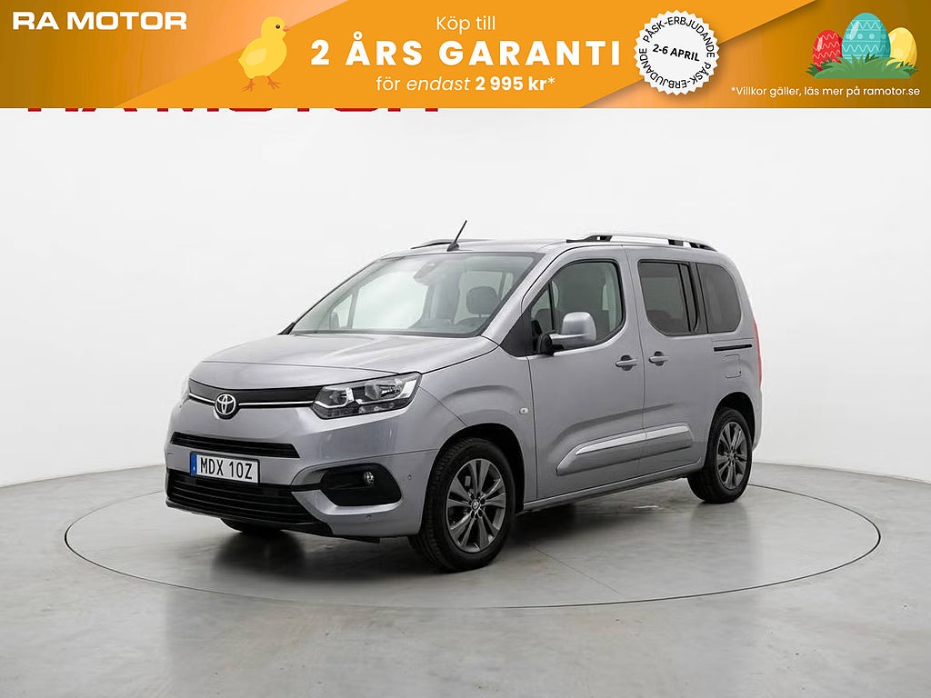 Toyota Proace City Verso 1.2 Turbo Automat 130hk | 7-sits | 360° | HuD 2021