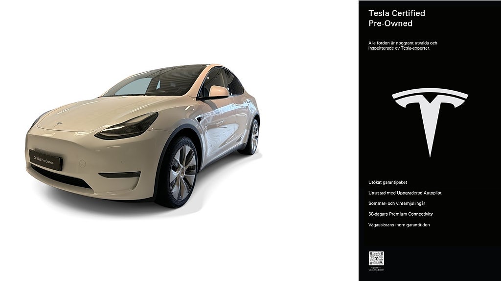 Tesla Model Y Long Range AWD Certified Pre-Owned 3,84% ränta