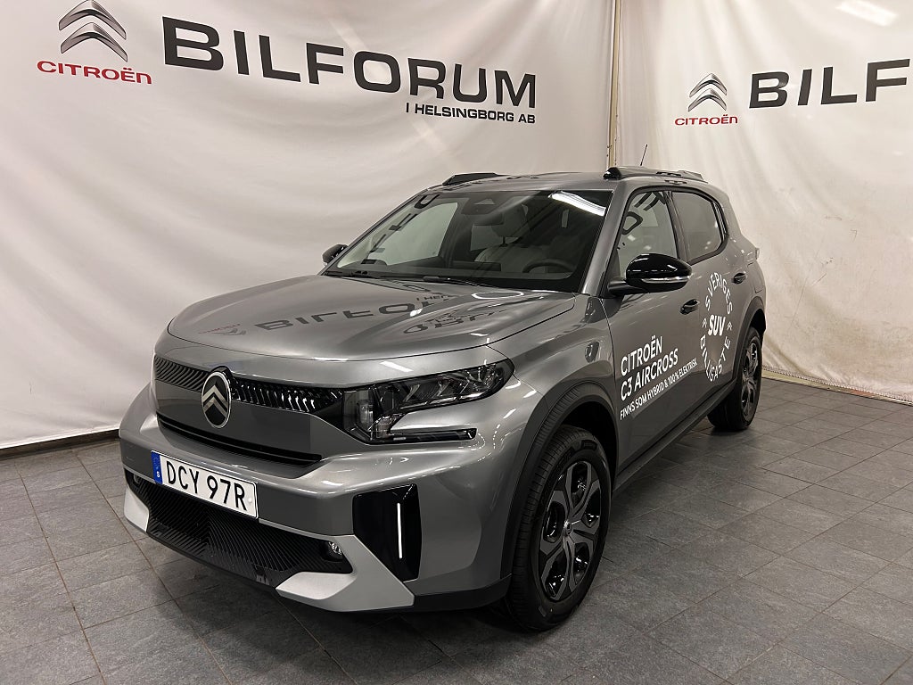 Citroën C3 Aircross Plus PT 100hk MT 7-Sits "Ink Vinterhjul"