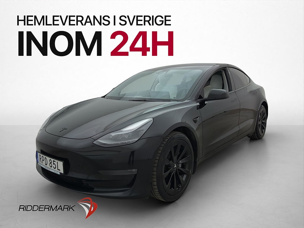 Tesla Model 3 Long Range AWD Svensksåld Autopilot Kamera