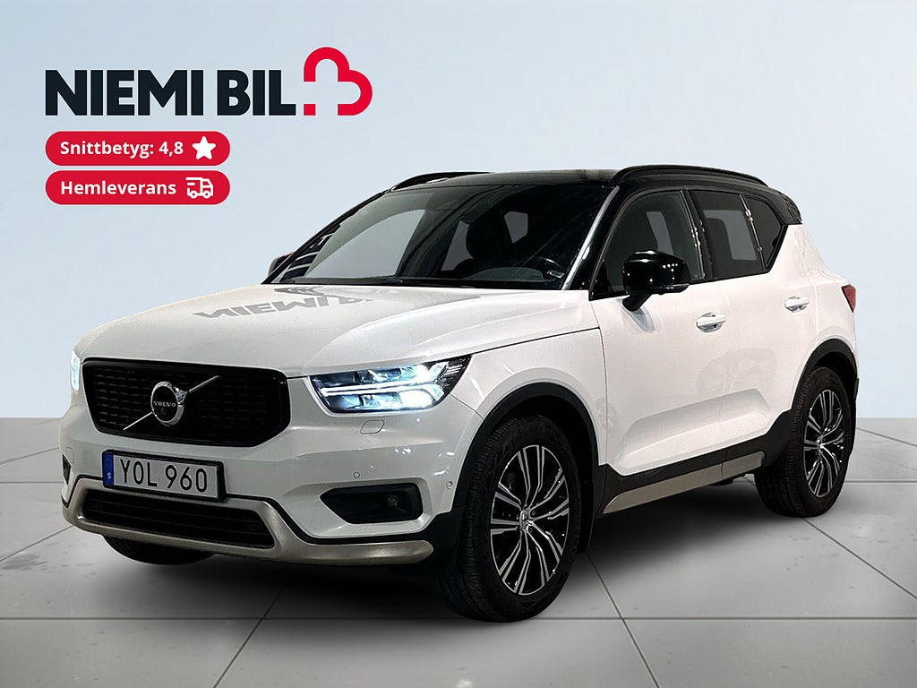Volvo XC40 D4 AWD R-Design Drag Dvärm 360° H/K Skinn GPS Pano SoV