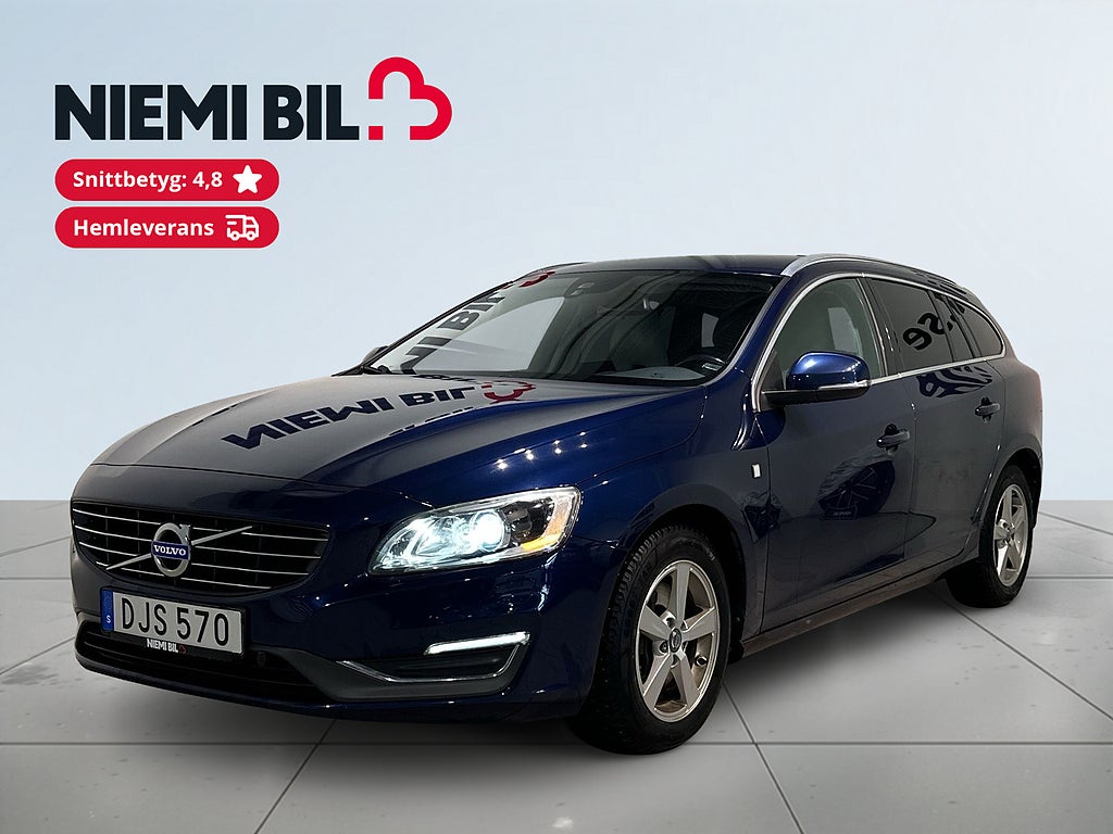 Volvo V60 D4 AWD Ocean Race Drag Skinn Pvärm Psens S/V-hjul