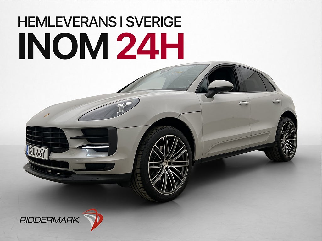 Porsche Macan Pano BOSE P-Värmare Kamera Skinn 14-Vägs Drag