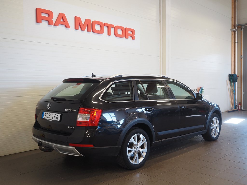 Skoda Octavia Scout 2.0 TDI 4x4 Aut 184hk | Drag | D-värm | 2015