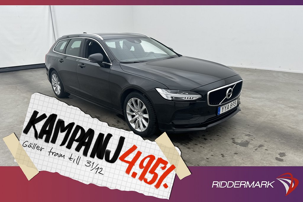 Volvo V90 T4 190hk Momentum P-Värm VOC 4,95% Ränta