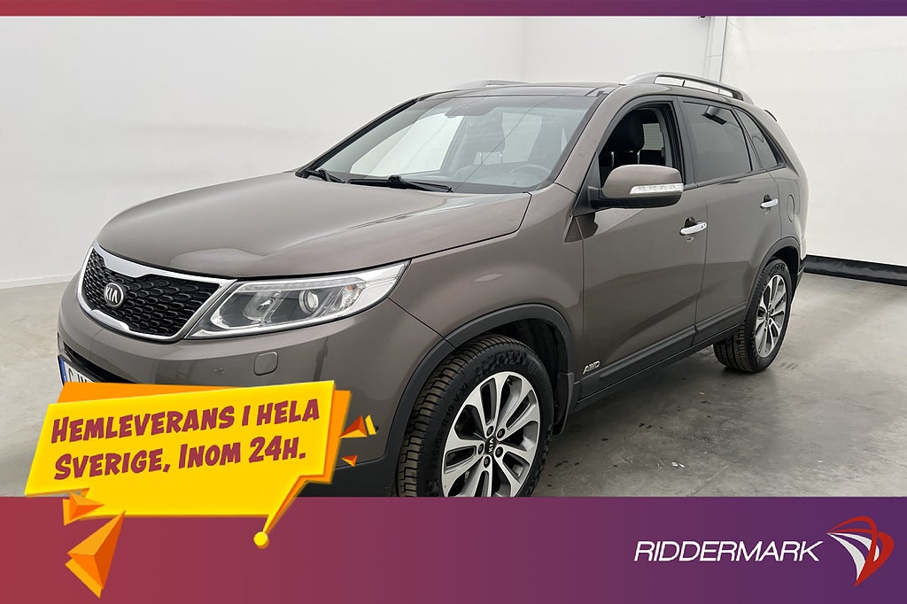 Kia Sorento 2.2 CRDi 4WD Drag Pano Kamera Navi Skinn