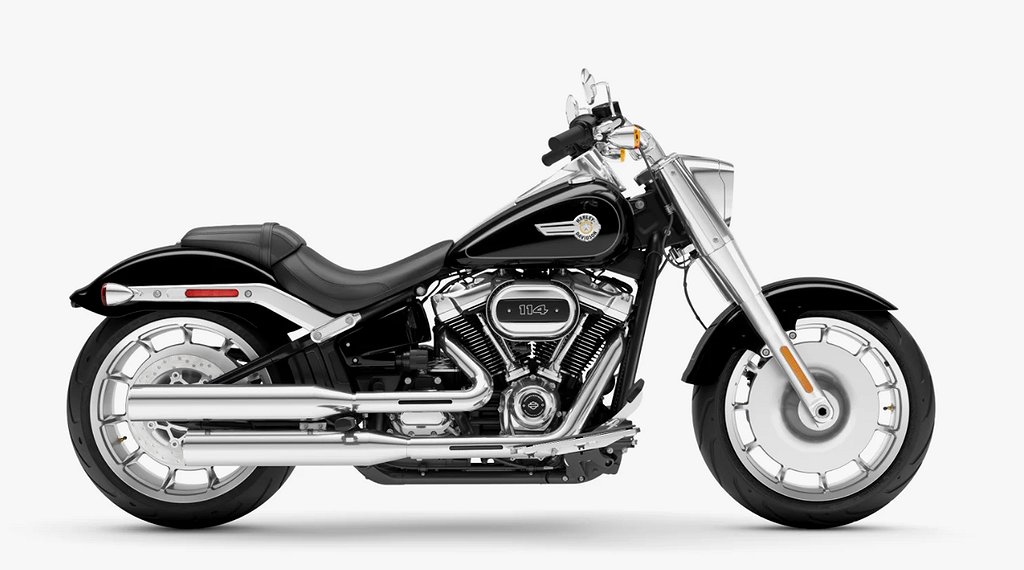 Harley-Davidson Fat Boy 114 Vivid Black 2023 (OMG.LEV) 