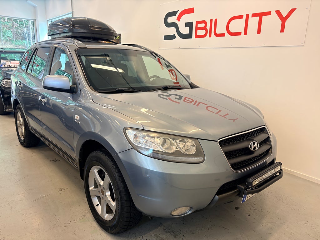 Hyundai Santa Fe 2.2  CRDi  4WD AUTOMAT  DRAGKROK SKINN  0% RÄNTA