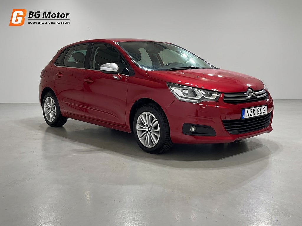 Citroën C4 1.6 BlueHDi 120HK EAT PDC/Nybesiktad/Farthållare