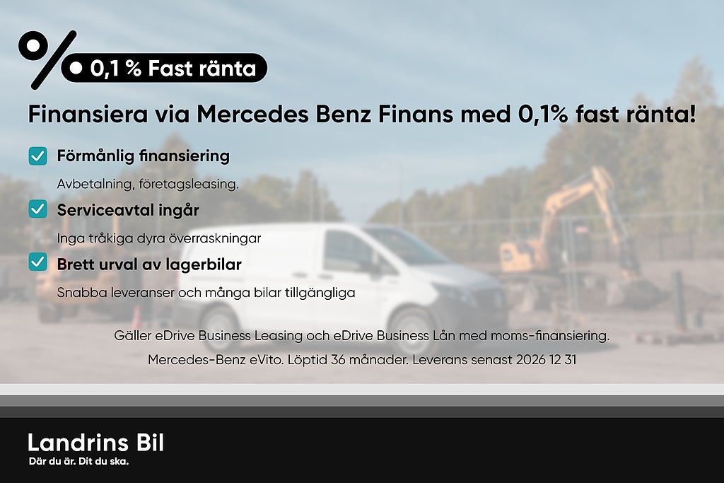 Mercedes-Benz eVito 119 119 CDI Ex.Lång