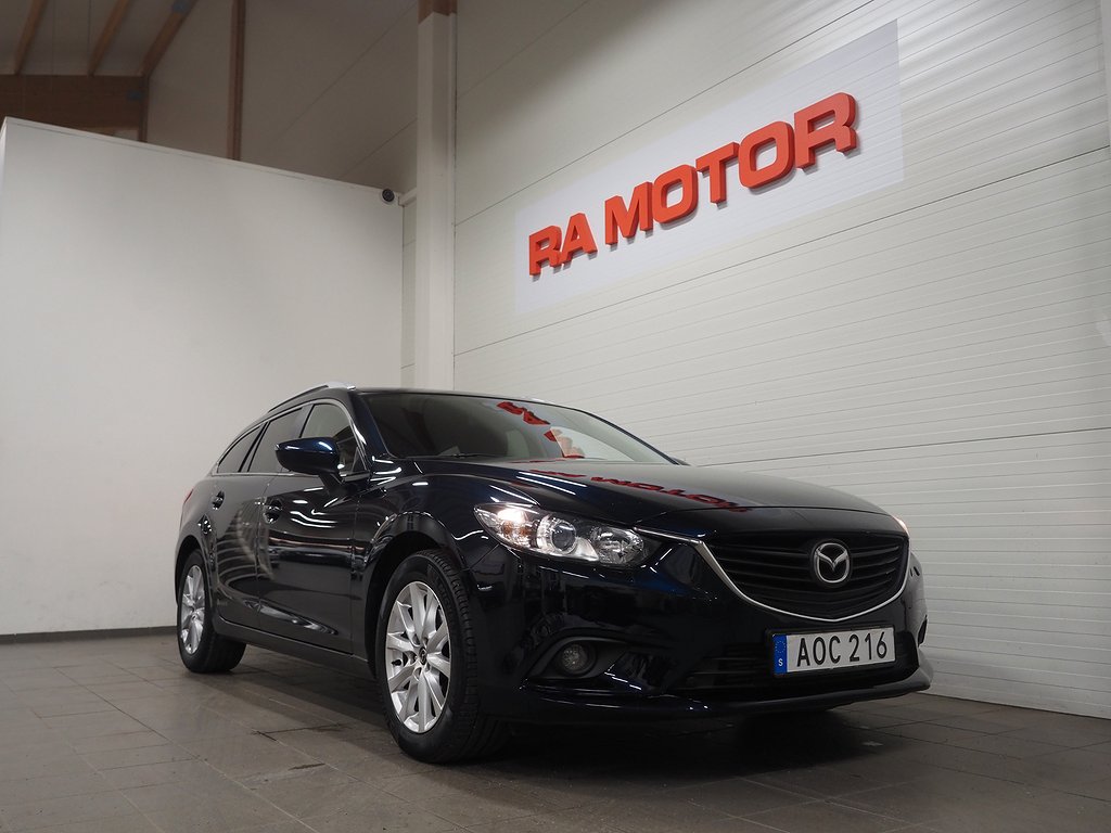 Mazda 6 Wagon 2.2 SKYACTIV-D Automat | Drag | M-Värmare 2014