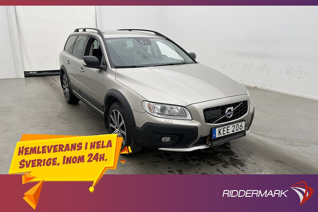 Volvo XC70 D4 AWD Dynamic Värmare Skinn Navi Dragkrok