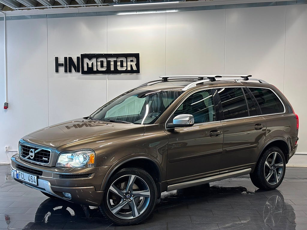 Volvo XC90 7-sits D5 AWD Geartronic R-Design|Drag|Navi|Tak-L|Nyser