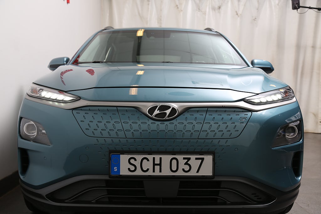 Hyundai Kona Electric 64 kWh Premium 204hk 1ägare I Nytt EV-batteri 2019