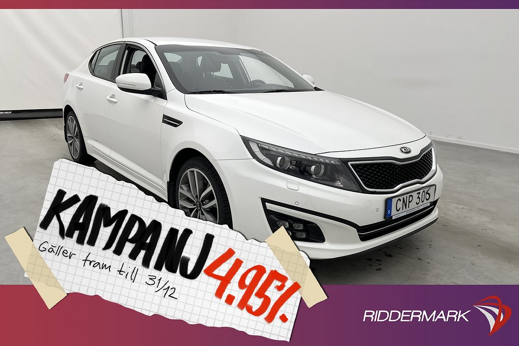 Kia Optima 1.7 136hk Advance Sensorer Farth 4,95% Ränta