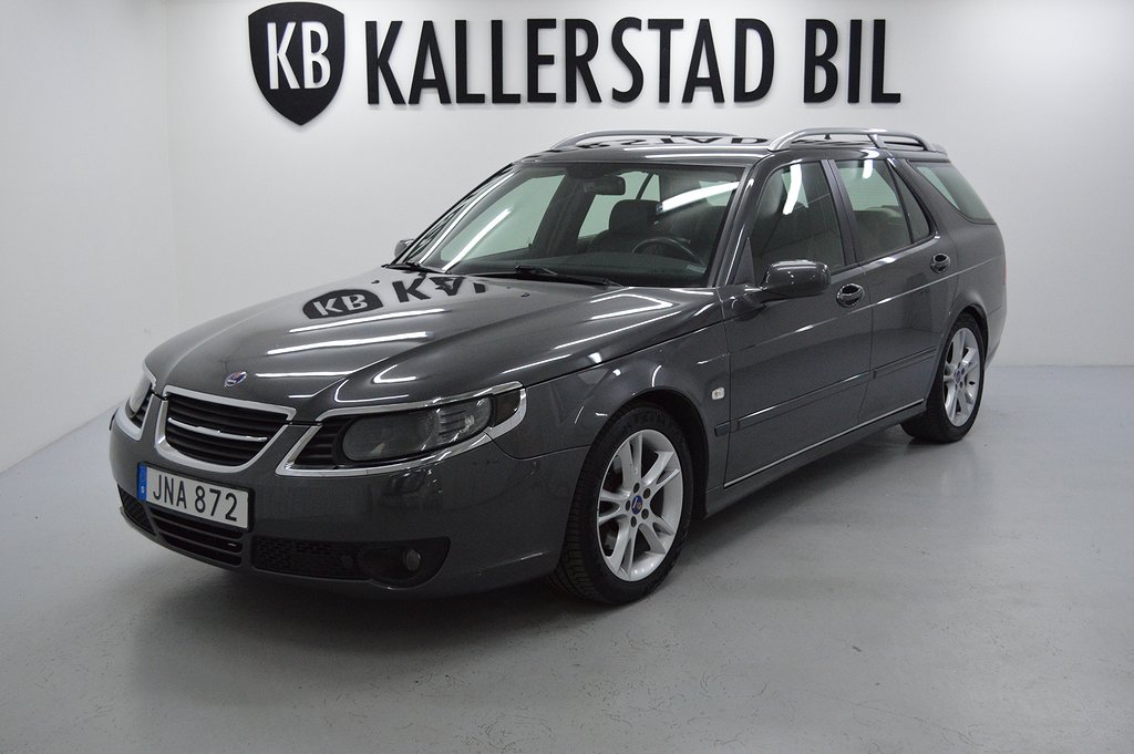 Saab 9-5 3,95% RÄNTA 2.3t 185hk Aero BioPower Drag GPS Motorvärmare