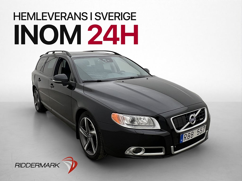 Volvo V70 D4 R-Design VOC Värmare Taklucka Skinn Navi Drag