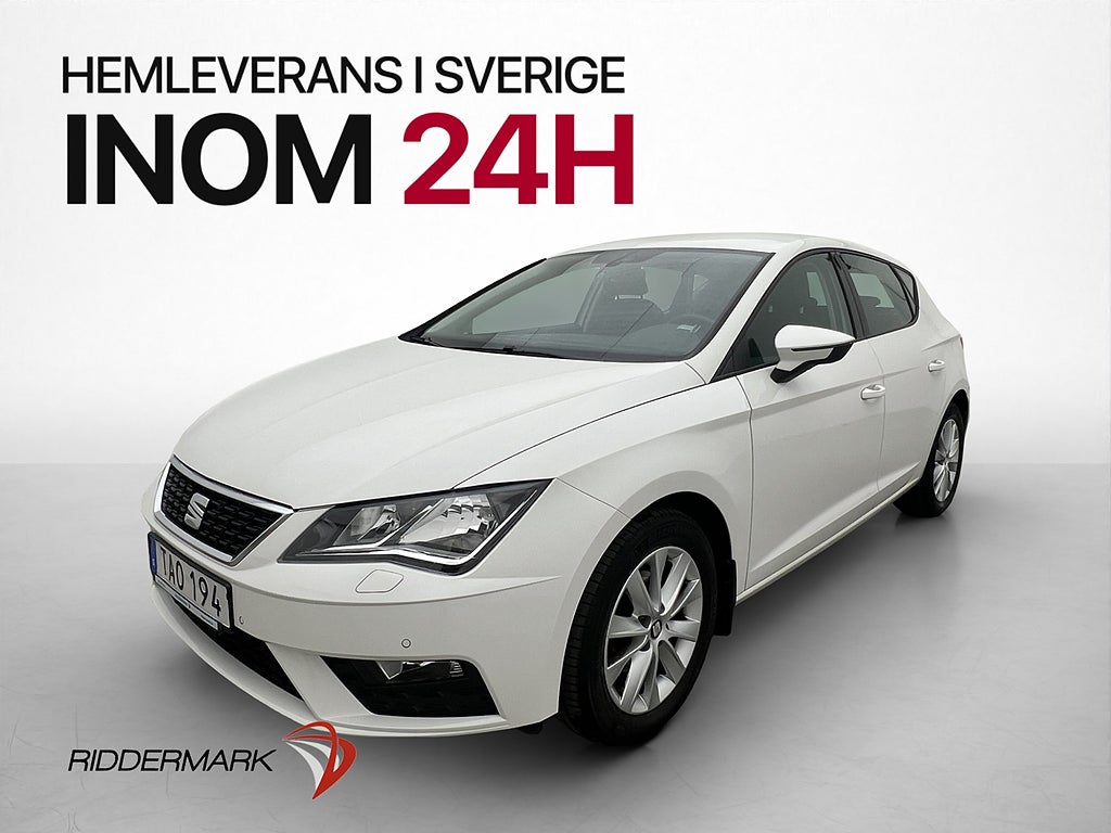Seat Leon 1.2 TSI 110hk Style Värmare 0.49 l/mil 426kr skatt