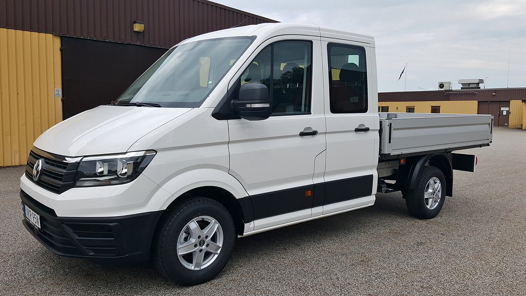 Volkswagen Crafter 2.0TDI 4Motion Dubbelhytt Chassi Flak 7sits