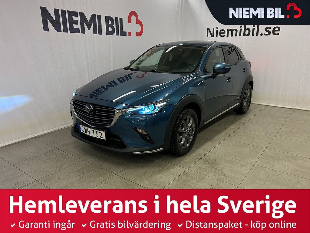 Mazda CX-3 2.0 SKYACTIV-G AWD S&V-däck/Kamera/BOSE/M-värm