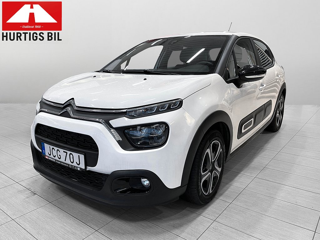 Citroën C3 1.2 PureTech Euro 6 vinterhjul hjul ingår 