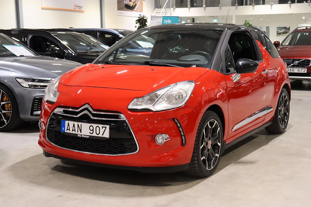 Citroën DS3 1.6 THP 156HK Farthållare/Klima/Fullservad